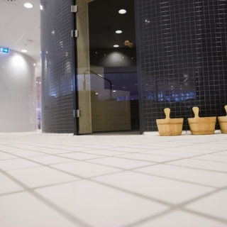 Steam bath in DGI Huset Herning